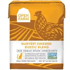 Grain Free Harvest Chicken Recipe Rustic Blend Wet Cat Food 5.5-oz