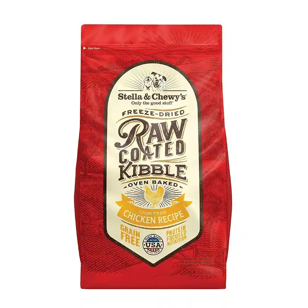 Raw Coated Chicken Recipe Dry Dog Food 10-lb