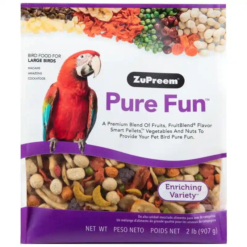 Zupreme Pure Fun Bird Food For Large Birds 2lb