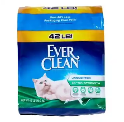 Everclean Extra Strength Unscented Litter 42 Lbs