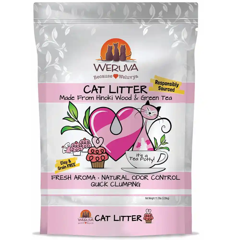 "it's A Tea Potty!" Hinoki Wood & Green Tea Cat Litter 11.7-lb