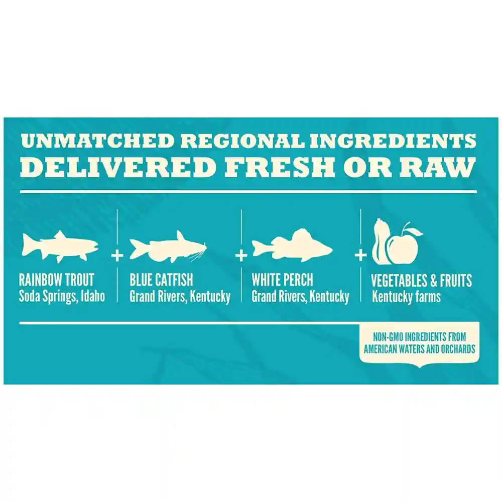 Heritage Dry Dog Food, Freshwater Fish, Biologically Appropriate & Grain Free 13-lb