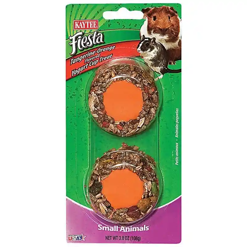Kaytee Treat Orange Tangerine Yogurt Cup 3.8 Oz