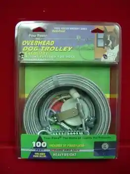 Cable Trolley 1750 Lb Silver 10 Ft