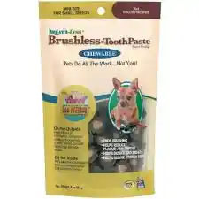 Brushless Toothpaste Mini Dog Treats 4-oz