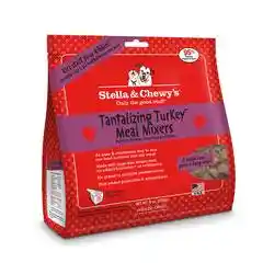 Meal Mixers Freeze Dried Raw Tantalizing Turkey Grain Free Dog Food Topper 8-oz