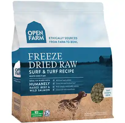 Surf & Turf Recipe Freeze Dried Raw Dog Food 13.5-oz