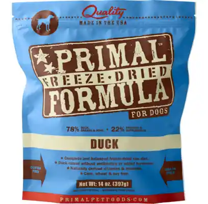 Freeze Dried Nuggets Grain Free Duck Formula Dog Food 14-oz