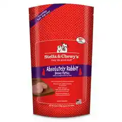 Dinner Patties Absolutely Rabbit Frozen Raw Dog Food 6-lb