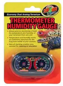 Zoomed Thermometer/humidity Gauge