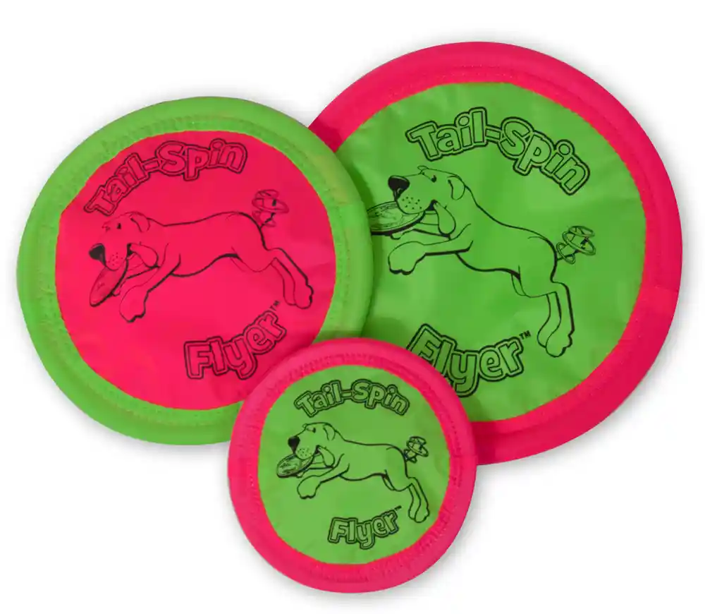 Petmate Booda Tail Spin Flyer Frisbee Small 7"