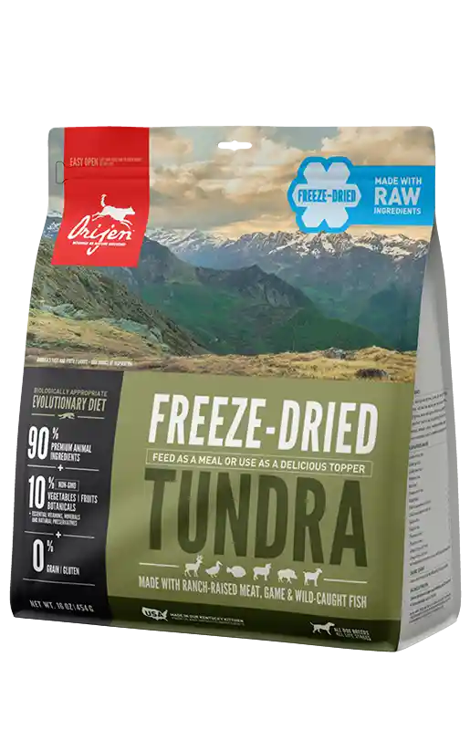 Grain Free Tundra Adult Freeze Dried Dog Food 16-oz
