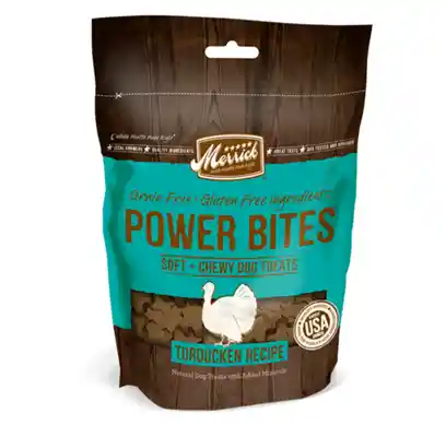 Merrick Power Bites Turducken 6 Oz