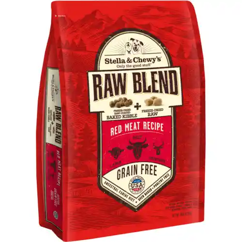 Raw Blend Red Meat Recipe Dry Dog Food 22-lb