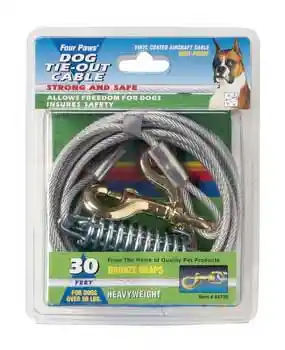 Cable Tieout 1750lb 15' Silver