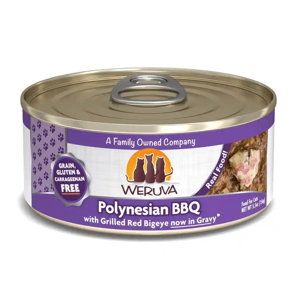 Polynesian Bbq With Grilled Red Big Eye Canned Cat Food 3-oz