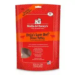 Dinner Patties Stella's Super Beef Grain Free Freeze Dried Raw Dog Food 25-oz