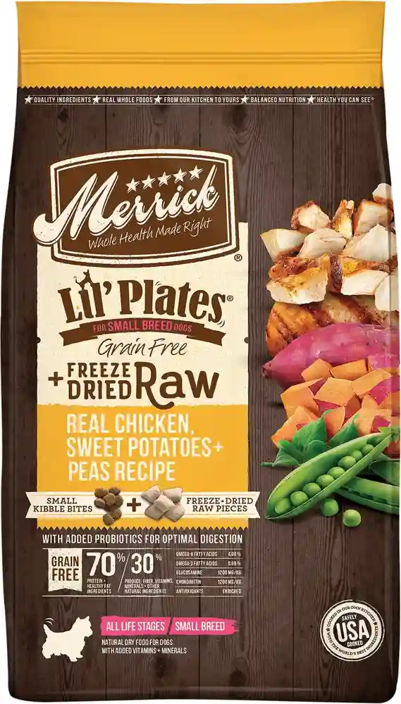 Lil' Plates Grain Free Chicken & Sweet Potato Recipe With Raw Bites Dry Dog Food 10-lb