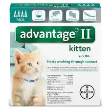 Advantage 2 Cat Kitten Under 5 Lbs