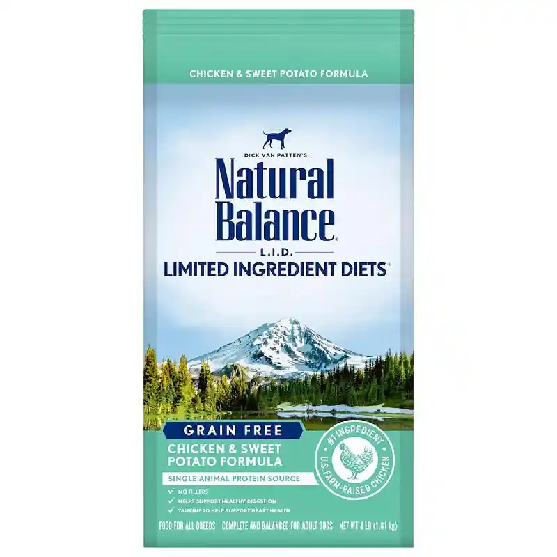L.i.d. Limited Ingredient Diets Adult Grain Free Chicken & Sweet Potato Dry Dog Food 12-lb