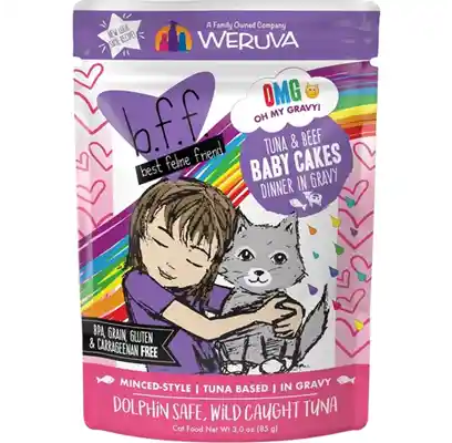 Bff Oh My Gravy Booya Grain Free Beef & Chicken In Gravy Cat Food Pouch 2.8-oz