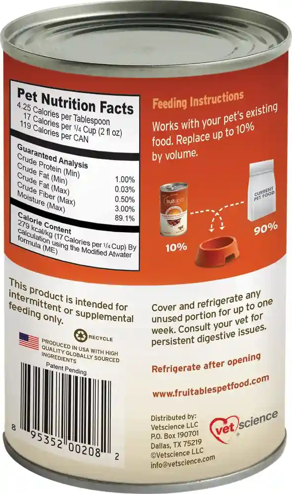 Pumpkin Superblend Digestive Dog & Cat Supplement 15-oz