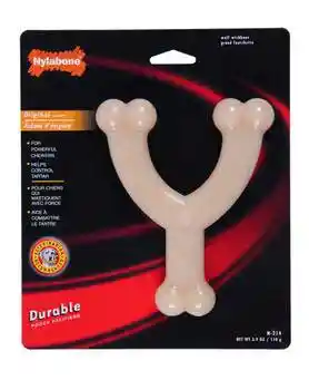 Durachew Wishbone Original Flavor Dog Toy Wolf