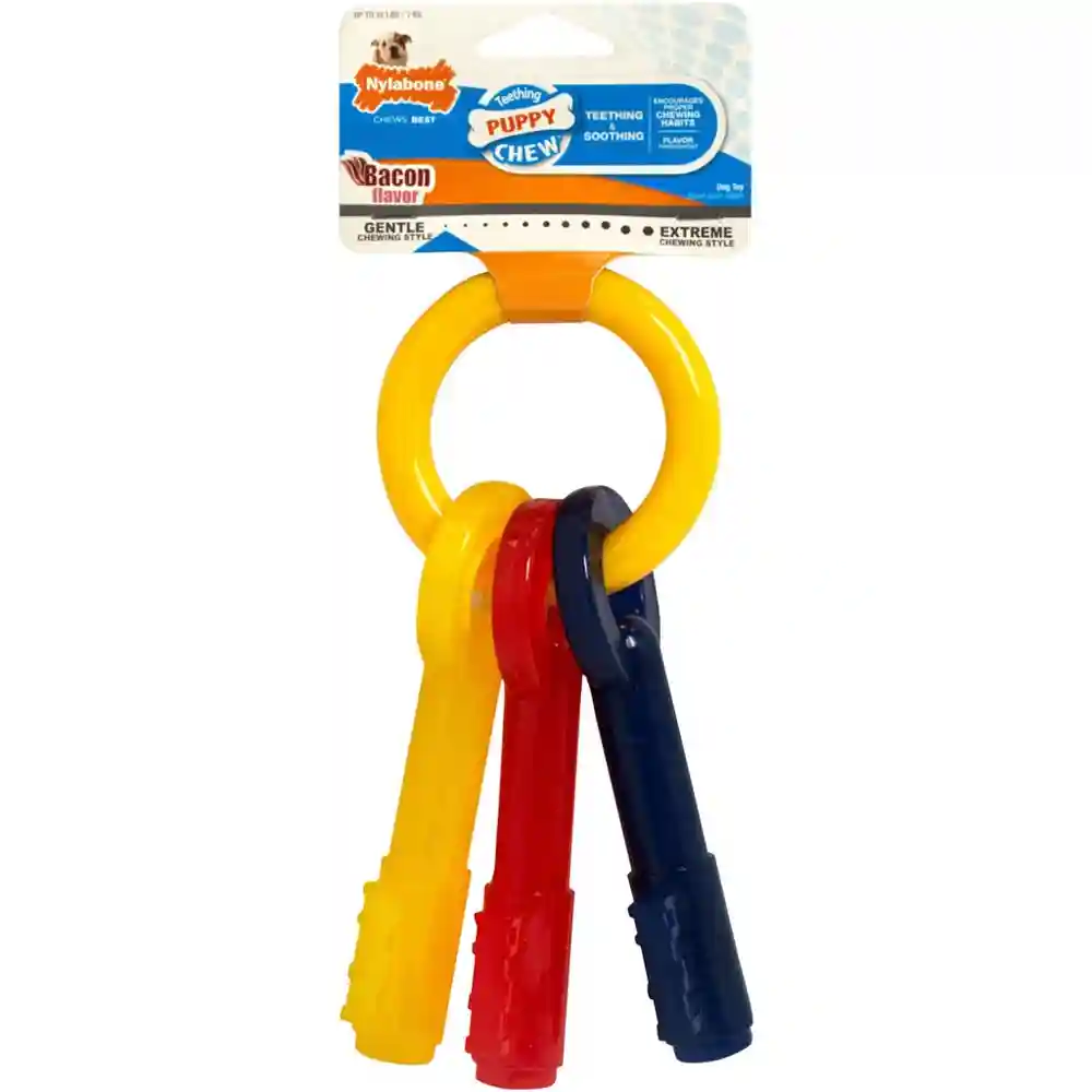 Puppy Teething Chew Keys X-small, Up To 15-lbs