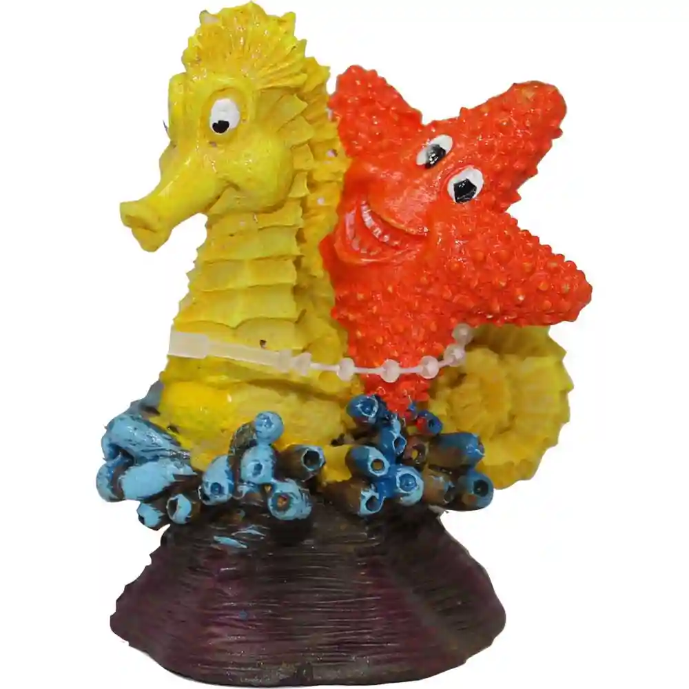 Ble Ornmt Seahorse & Star