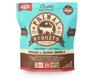 Raw Frozen Feline Chicken & Salmon Formula Nuggets Cat Food 3-lb