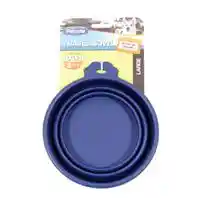 Petmate No Spill Dog Bowl Navy 3 Cup