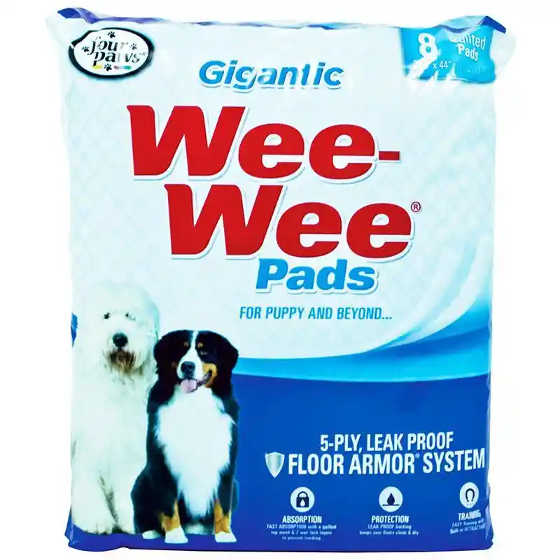Wee Wee Pads Gigantic 27.5"x44" 8 Ct
