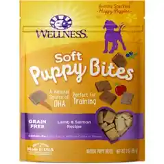 Soft Puppy Bites Lamb & Salmon Recipe Dog Treats 3-oz