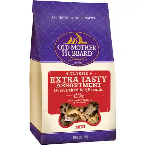 Crunchy Classic Natural Extra Tasty Biscuits Dog Treats Mini 20-oz