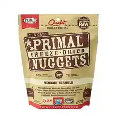 Freeze Dried Nuggets Venison Formula Complete Diet For Cats 5.5-oz