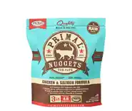 Raw Frozen Feline Chicken & Salmon Formula Nuggets Cat Food 3-lb