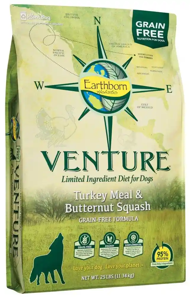 Venture Grain Free Turkey Meal & Butternut Squash Dry Dog Food 12.5-lb