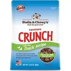 Carnivore Crunch Grain Free Duck Recipe Freeze Dried Raw Dog Treats 3.25-oz