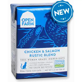 Grain Free Chicken & Salmon Recipe Rustic Blend Wet Cat Food 5.5-oz