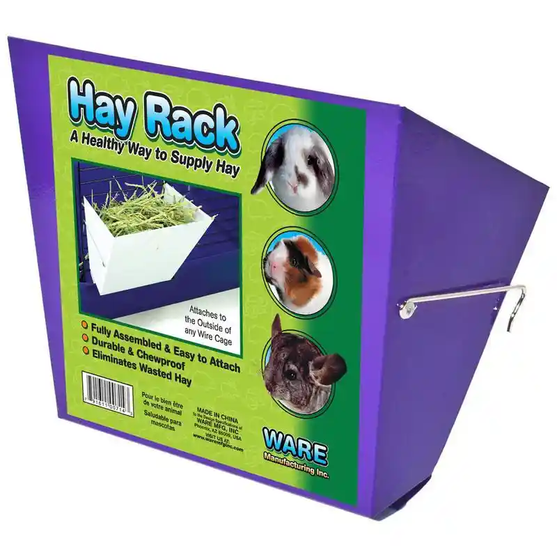Hay Rack White 9"x4"x7"