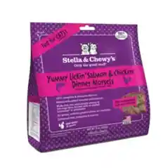 Dinner Morsels Yummy Lickin' Salmon & Chicken Grain Free Freeze Dried Raw Cat Food 8-oz