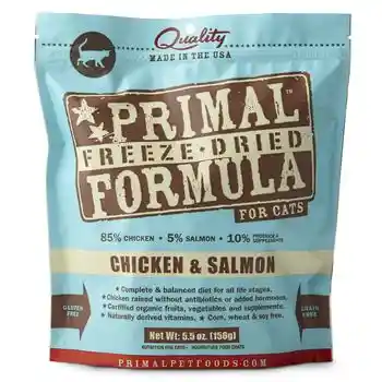 Freeze Dried Nuggets Grain Free Chicken & Salmon Formula Cat Food 5.5-oz