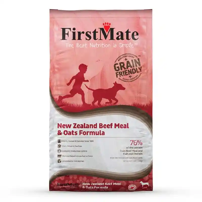 Firstmate Dog New Zealand Beef Oatmeal 25#