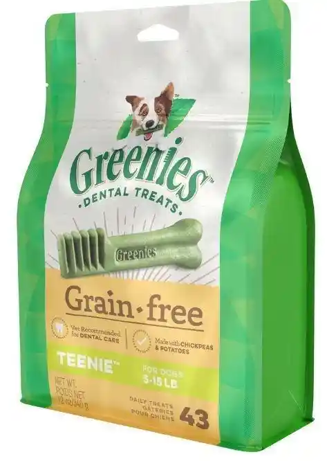 Grain Free Teenie Dental Dog Chews 12-oz