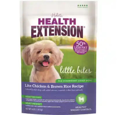Little Bites Lite Chicken & Brown Rice Recipe Dry Dog Food 4-lb