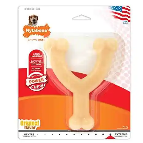 Durachew Wishbone Original Flavor Dog Toy Wolf