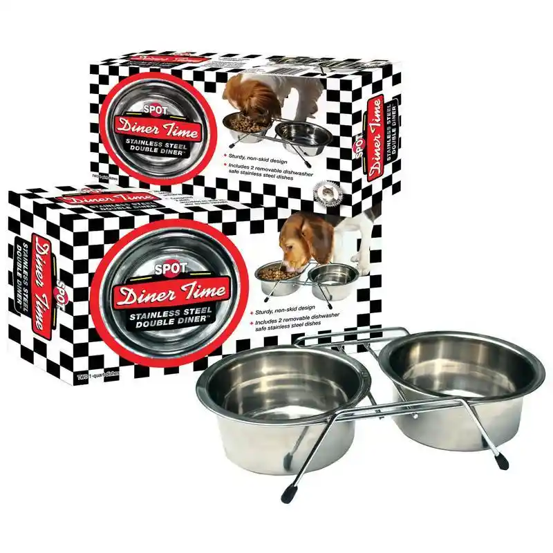Stainless Steel Double Diner 1 Pint