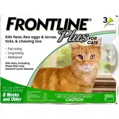 Frontline Plus Green Cat 3 Pk