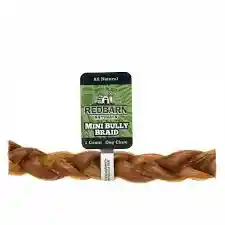 Redbarn Dog Chew Mini Bully Barbell 75 Redbarn Mini Braided Bully 75/cs