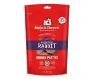 Dinner Patties Absolutely Rabbit Grain Free Freeze Dried Raw Dog Food 14-oz